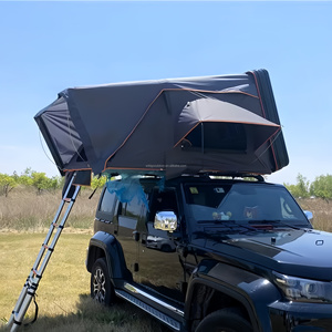 Automatic Hard Roof <b>Top</b> Tent High <b>Load</b> Bearing Frame Wind Resistant Corners Gas Assisted Lift 2-3 Person Four-season UV - Product Image 6