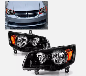 Pour Dodge <span class=keywords><strong>Grand</strong></span> Caravan 11-20, Chrysler Town&Country 08-16, phare noir - Product Image 6