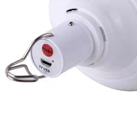 Ampoule d'urgence portable PHULAL E27 B22 Lampe d'urgence 10W 20W 30W 40W 50W Lampe à LED rechargeable par USB