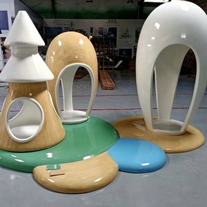 CA006 Toboggan géant en forme d'œuf, maison de jeu extérieure personnalisée pour enfants, équipement d'amusement pour maternelle et aire de jeux communautaire - Product Image 5