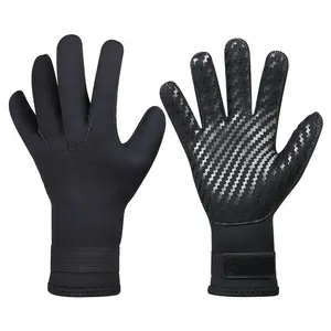 Durable 3mm 5mm Waterproof Five Finger Watersports Snorkeling Spearfishing Neoprene gloves Diving Gloves