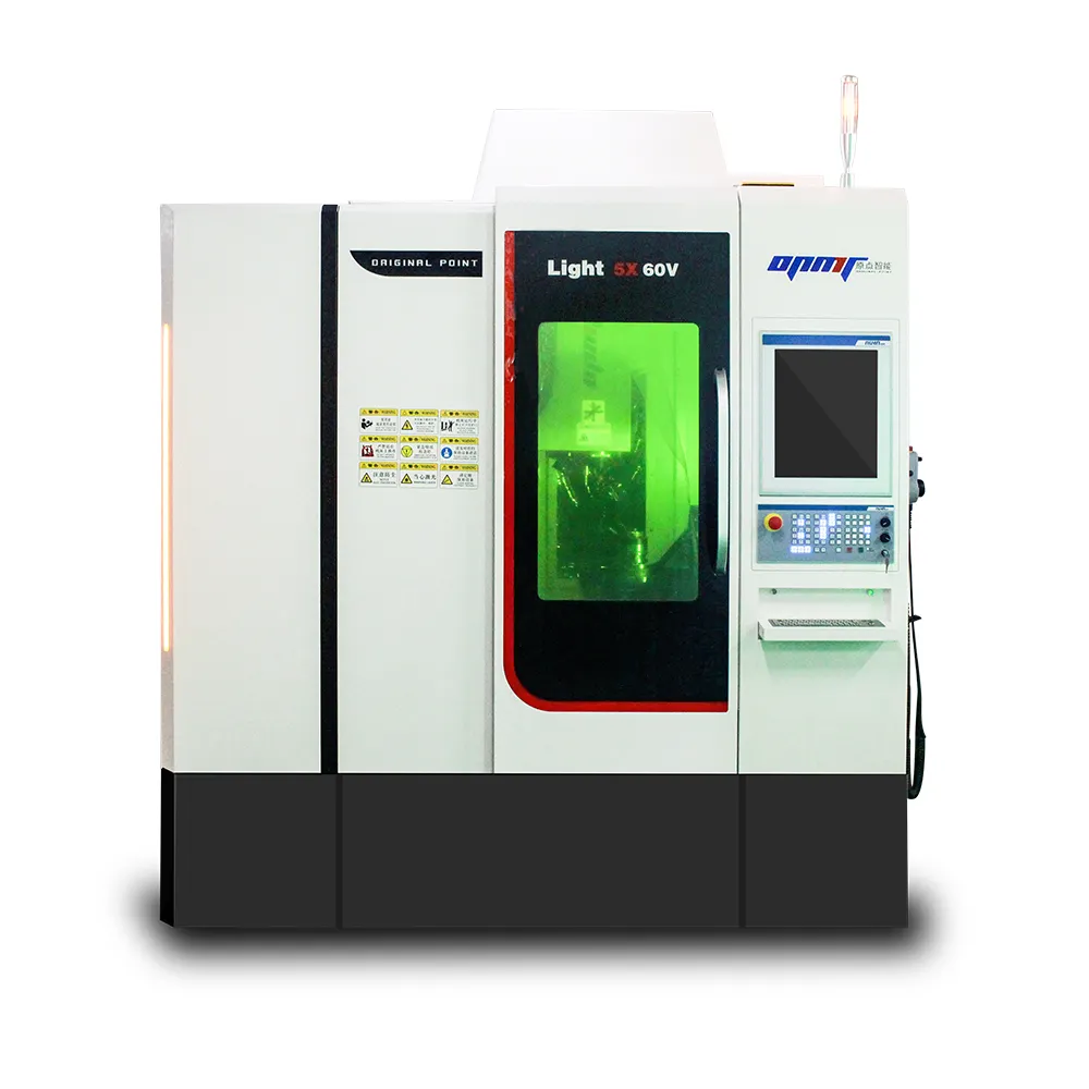 Công cụ ô tô CNC sợi Laser máy cắt 100W dọc năm trục PCD công cụ CNC sợi Laser Trung tâm chế biến