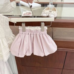 Girls Clothing Set Sleeveless Top With Lace Pink Shorts Cotton Two Piece Summer Outfit For Toddlers - Product Image 4