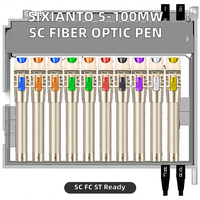 Stylo à lumière rouge à fibre optique, longueur 30 mm, stylo d'éclairage doré, source de lumière rouge, outil de connexion à froid 1-100 mW FTTH SC