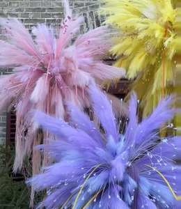 KEWEI-J985 ช่อดอกไม้ประดิษฐ์จากหญ้าแพมพัส พร้อมดอกไม้ประดับหลากสีสัน กิ่งก้านหญ้าแพมพัสประดิษฐ์เต็มรูปแบบ - Product Image 5