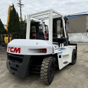 Ready to Use 7 Ton Used Diesel <b>Forklift</b> FD70Z8 Japan Original TCM FD30 FD60 FD70 Two/Three Stage Mast - Product Image 3