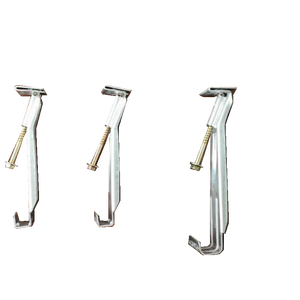 Vis rapide en aluminium 5 "support de gouttière de pluie cachée robuste crochets de Style K avec Clip - Product Image 4