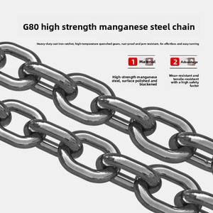 <span class=keywords><strong>Tensor</strong></span> de Cadena con Trinquete para Camión, Gancho Reforzado de Manganeso de Alta Resistencia, Cuerda de Amarre - Product Image 4