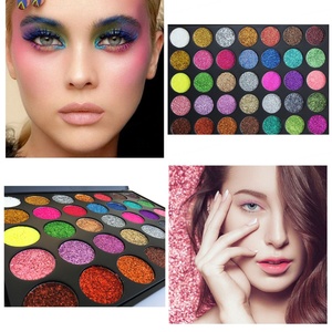 Palette de fards à paupières minéraux 35 couleurs, effet métallique, pailleté, waterproof, lumineux, pour maquillage des yeux - Product Image 2