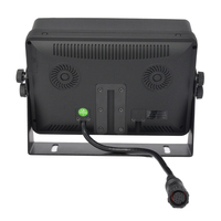 PJAUTO-Monitor digital IPS de 7 pulgadas con visión nocturna para coche, sistema de cámara de visión trasera inversa con entradas de vídeo de 3 vías