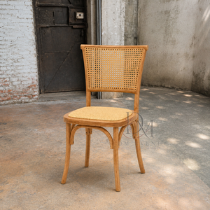Silla de Boda con Respaldo de Mimbre y Acabado en Madera PP para Eventos y Venta al por Mayor - Product Image 4