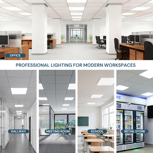 60x60 48W 60W Ceiling Accustic <strong>Led</strong> Panel Lamp Backlit <strong>Led</strong> Sheet Recessed Wall 230v Ceiling <strong>Light</strong> - Product Image 6