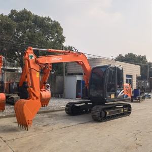 Prix pas cher! Mini pelleteuse Hitachi ZX70 Prêt à travailler Hitachi ZX55 ZX60 Pelleteuse sur chenilles ZX75 d'occasion - Product Image 2