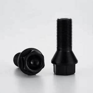 36136781151สำหรับ BMW สลักเกลียวล้อแบบสมดุลสำหรับรถยนต์สลักเกลียวหัวหกเหลี่ยมเหล็กสีดำใช้งานได้จริง - Product Image 3