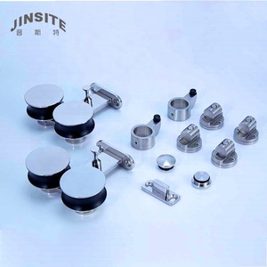 Châu Âu thiết kế hiện đại kính không khung cửa trượt phần cứng SS304/316 thép không gỉ 150kg Khả năng chịu tải cho cửa ra vào cửa sổ - Product Image 6