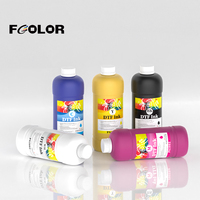 Encre Pigmentée Blanche FCOLOR DTF 1000ML pour Imprimante DTF XP600 I3200 TX800 Haute Opacité Transfert Direct sur Film par Chaleur