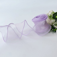Ruban en tulle queue de poisson simple, très populaire, pour bordure de gâteau, bouquet de fleurs fraîches, matériaux DIY, accessoires pour cheveux, nœuds