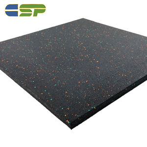 بلاط مطاطي معاد تدويره بالجملة للملاعب الخارجية وأرضيات الصالات الرياضية - Product Image 2