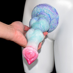NNSX Ice Dragon Big Knot <b>Dildo</b> Colorful Large Glans Vaginal Anal G-spot Stimulate Flexible Artificial Penis Women Sexuality Toy - Product Image 5