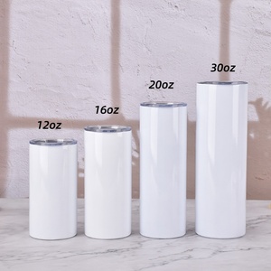 ZB卸売 カスタム 20オンス昇華ブランク 二重壁真空断熱 18/8ステンレス鋼製 漏れ防止ストレートストロータンブラー - Product Image 2
