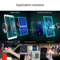 Produit NFC 13.56mhz Ntag213 NFC Tag Smart Ring avec Nfc Multifonction Programmable RFID Smart Ring Céramique RFID RING