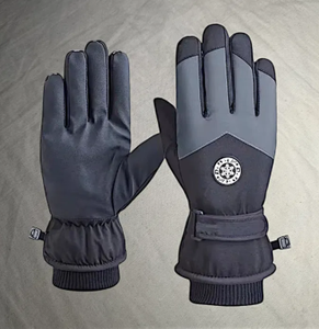 Guantes de esquí impermeables para niños, térmicos, de tres capas, a prueba de viento, material térmico, forro polar súper termorretentor - Product Image 4