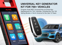 Autel maxim KM100 E KM100E通用汽车钥匙生成器套件钥匙编程器工具PK IM508 IMMO 608 IMMO功能键编程