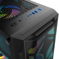 Custom Computer case for Water Cooling Hardware & Software With 8 Fans Pc case With Power Supply Gaming Pc case Full Tower
