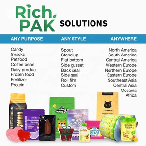 Tùy chỉnh in Nắp kéo lá Ziplock Túi Nắp kéo customfood đứng lên túi bao bì nhựa túi - Product Image 5