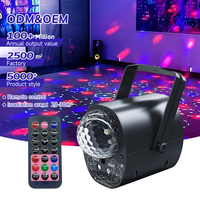 Lumière laser portable rouge, verte et rose 3 en 1, installation facile, ABS + alliage d'aluminium, 9W, 110V, 240V, KTV, fête à domicile, DJ, bar, lumière de scène