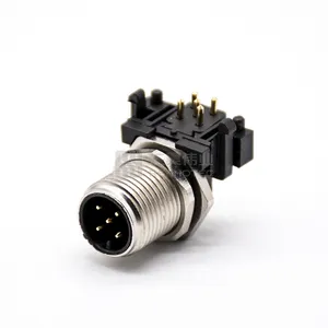 5 Pin Mannelijke M12 Plug Naar 3.5Mm Mannelijke M12 Schroef Connector 4 Pins Binnen