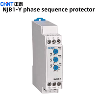 Relais de tension miniature scellé Chint NJB1-YW monophasé 220 V/380 V/24 V avec protection contre les surtensions, contacts en alliage d'argent, faible puissance