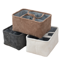 Panier de rangement en gros, panier tissé, sac de rangement pour couches humides, compartiment en tissu de coton, grande capacité, sac à couches