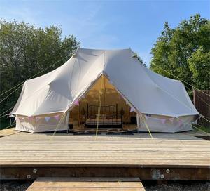 Tourle Đôi Top 6M Không Thấm Nước Sang Trọng Glamping Chuông Lều Vải Hoặc Oxford Hoàng Đế Chuông Lều Đảng Lều - Product Image 6