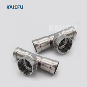 Áp lực phụ kiện đường ống chất lượng tốt thép không gỉ nữ chủ đề Reducer <span class=keywords><strong>TEE</strong></span> sử dụng cho nước uống trực tiếp - Product Image 4