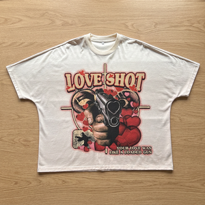 T-shirt personnalisé pour homme, manches courtes, col rond, broderie, logo appliqué, t-shirt décontracté, 100% coton - Product Image 1