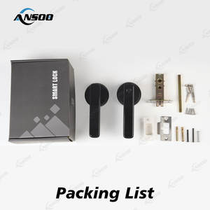 Maniglia della porta interna impronta digitale intelligente manopola della porta Cerraduras De Seguridad Inteligentes Para Puertas serratura digitale per armadietti - Product Image 6