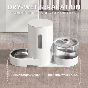 Comedero Inteligente <span class=keywords><strong>para</strong></span> Perros, de Plástico Ecológico, <span class=keywords><strong>con</strong></span> Separación de Agua y Comida, Integración de Agua y Granos, Alimentador Automático - Product Image 4