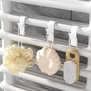 <span class=keywords><strong>Salle</strong></span> <span class=keywords><strong>de</strong></span> <span class=keywords><strong>bain</strong></span> douche porte-serviettes cintre <span class=keywords><strong>radiateur</strong></span> chauffant Rail crochets Clips supports <span class=keywords><strong>de</strong></span> rangement vêtements écharpe cintre crochets - Product Image 2