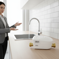 Compteur d'eau ultrasonique MAINONE 15 mm RS485/M-BUS/LORA/LORAWAN/Pulse