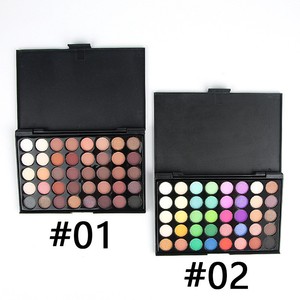 <span class=keywords><strong>Palette</strong></span> de fards à paupières nude 40 couleurs sans logo, en plastique, très vendue en <span class=keywords><strong>Europe</strong></span> et en Amérique, effet scintillant, en stock - Product Image 2