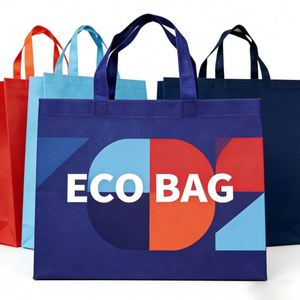 Size Eco Woven Custom Handle Length Promotional Pp Recycle Reusable Shopper <b>Bags</b> - Product Image 2