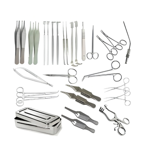 Juego de 30 Instrumentos Quirúrgicos para Fístula AV, Kit Quirúrgico Vascular de Acero Inoxidable Alemán, Reutilizable, con Certificación CE - Product Image 1