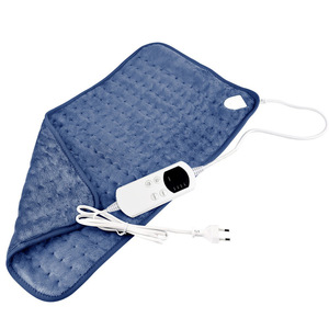 Couverture chauffante électrique 120W à contrôle numérique en polaire corail, chauffe rapide, taille simple, pour l'hiver - Product Image 1
