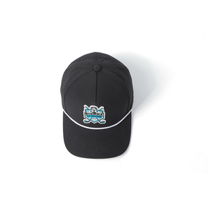 Bán Buôn Tùy Chỉnh Thêu Cao Su PVC Biểu Tượng Sợi Dây Thừng Không Thấm Nước Laser Cắt Lỗ Golf Hat 5 Tấm Mũ Bóng Chày Với Cao Su Vá - Product Image 3