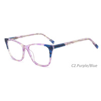 Monture optique en acétate, monture colorée, lunettes de vue, lunettes prêtes à porter, best-seller, lunettes unisexes