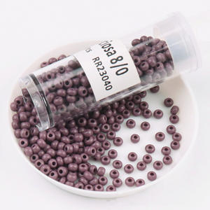 Cuentas de semillas de vidrio checo 10 g/botella 2mm3mm4mm Color de <span class=keywords><strong>porcelana</strong></span> no se desvanece malas semillas para la fabricación de joyas DIY - Product Image 2