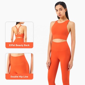थोक खिलाड़ी ओएम हाई कमर लेगिंग और खेल ब्रा ने महिलाओं के लिए कस्टम फिटनेस का सेट किया - Product Image 2