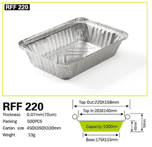 Aluminum <strong>Foil</strong> Food <strong>Container</strong> 1LB - Product Image 4