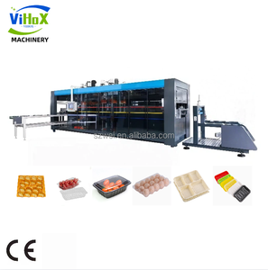 Machine de thermoformage automatique en plastique PS pour contenants alimentaires jetables, certifiée CE, haute productivité - Product Image 1